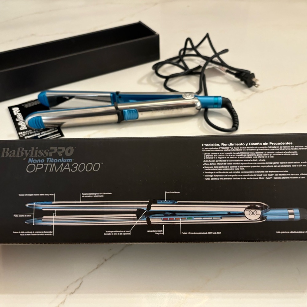 BaByliss Pro Optima 3000 hair straightener flat iron
